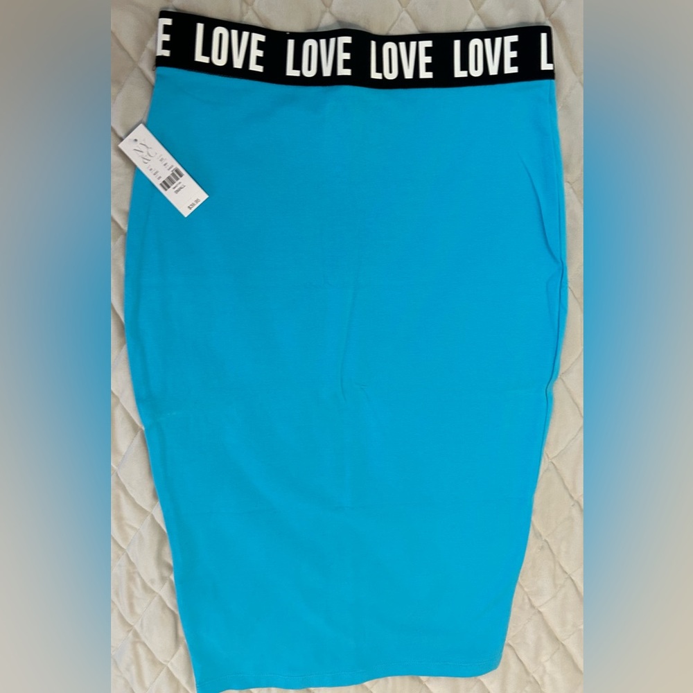 NY & Co. Pencil Skirt in Turquoise NWT